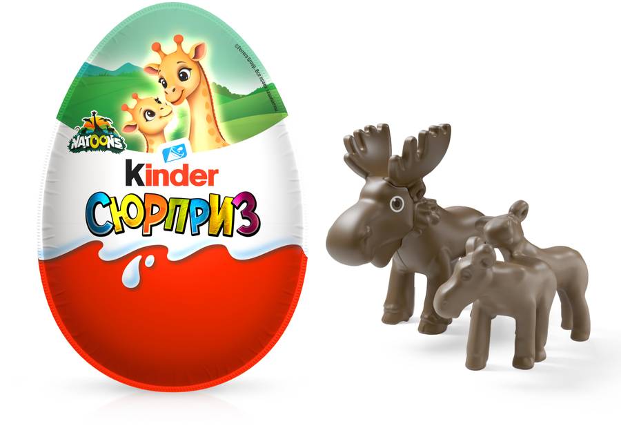 Kinder Сюрприз Семейства зверят